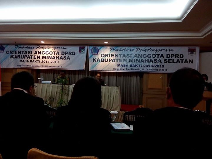 DPRD Minsel Gelar Orientasi kepada 30 Anggota DPRD Masa bakti 2014-2019