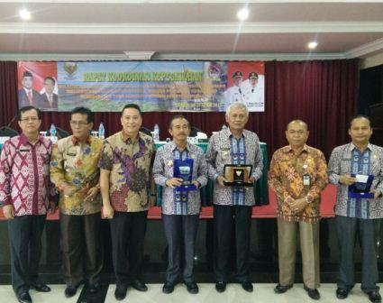 Walikota Eman Jadi Narasumber Rapat Kepagawaian di Kab Toba Samosir