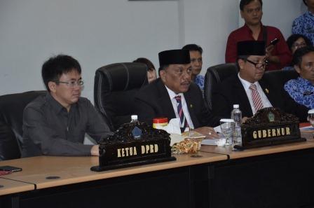 Ketua DPRD Sulut Dampingi Gubernur di Teleconfrence Launching E-Perda