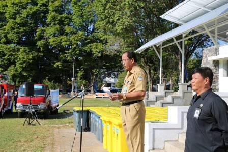 Walikota Lumentut Tegaskan Visi Misi Kota Manado di Apel Kerja Perdana