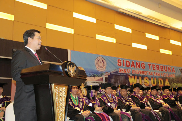 Wagub: Sarjana Unsrat Harus Jadi Sarjana yang Layak Dihormati Wagub: Sarjana Unsrat Harus Jadi Sarjana yang Layak Dihormati