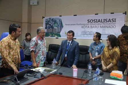 Sosialisasi Perencanaan Pembangunan Infrastruktur Pemukiman Kota Baru Manado