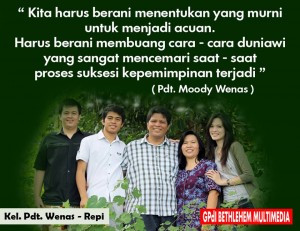 Keluarga Pdt Wenas-Repi