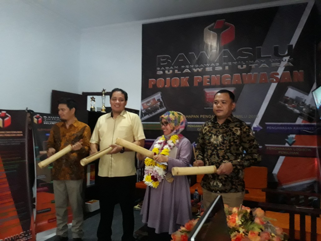 Launching Pusat Pengawasan Partisipatif Bawaslu Sulut
