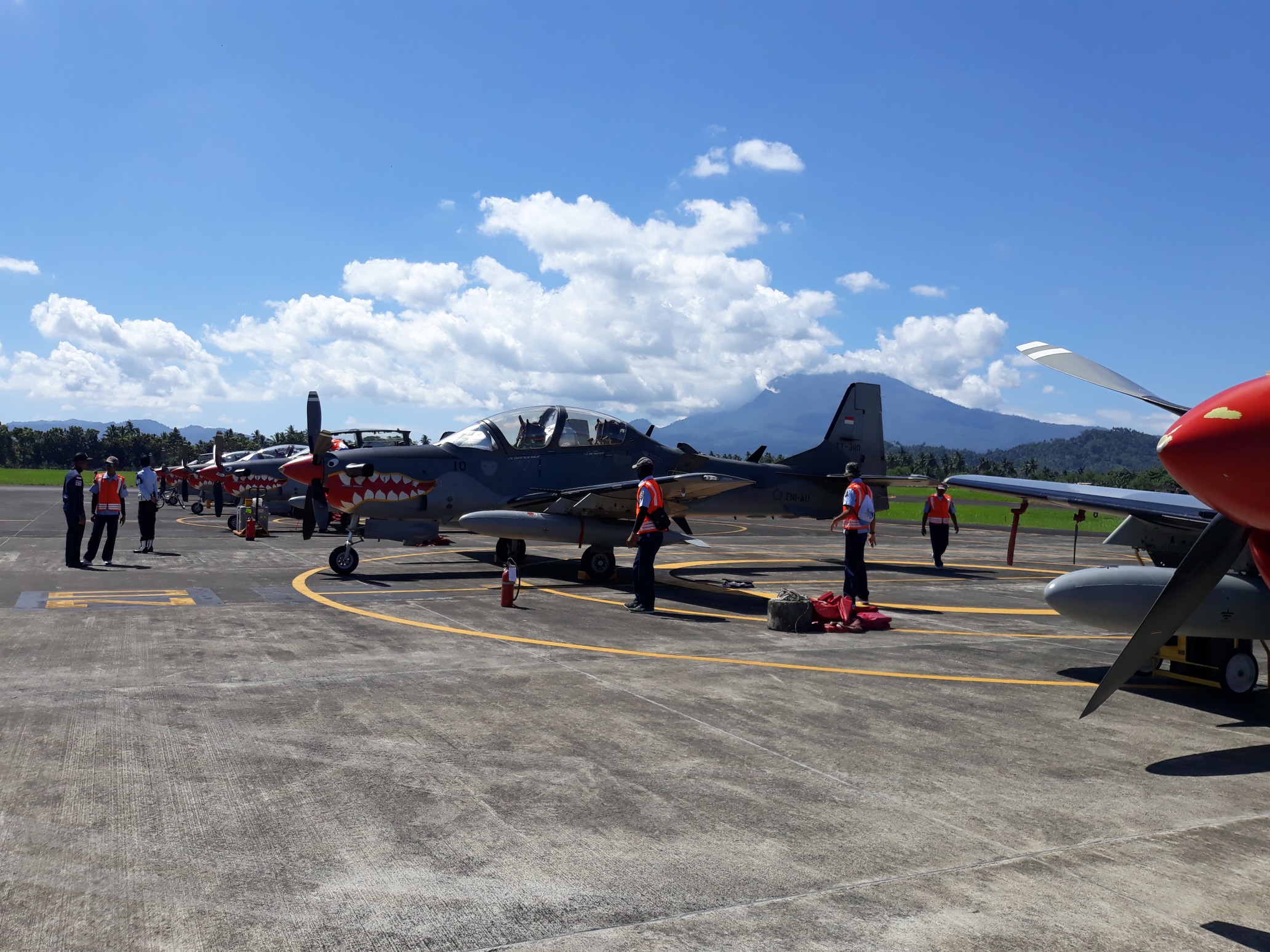 Dua Pekan, Wilayah Sulut Dijaga 6 Pesawat Super Tucano