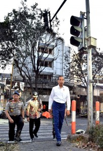 Presiden Joko Widodo mengecam keras aksi terorisme di Surabaya 