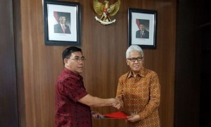 Pemkab Minahasa dan BSG tandatangani kerjasama GNNT dan Penempatan Dana Deposito. Foto BSG
