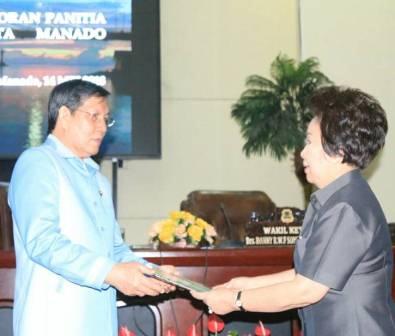 DPRD Manado Gelar Rapat Paripurna Laporan Pansus LKPJ Walikota Tahun 2017