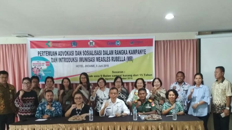 Mandagi Hadiri Advokasi Imunisaai Measles Rubella