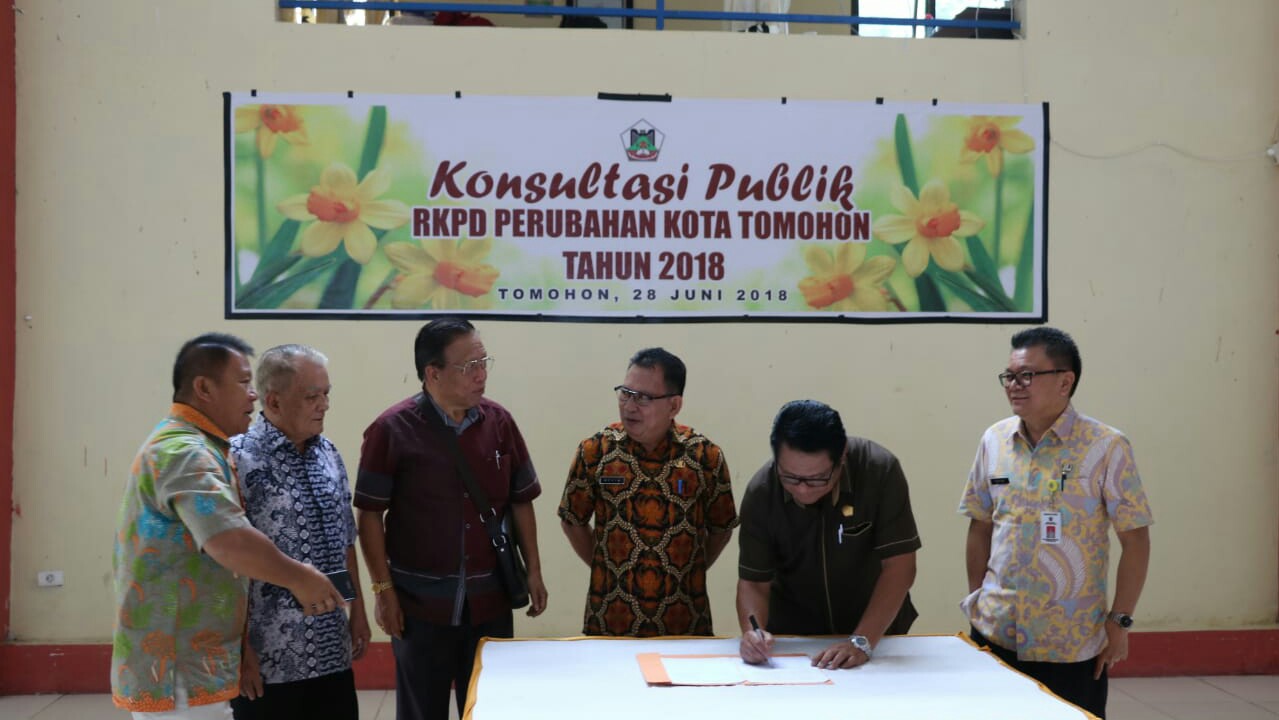 Tomohon Planners Club Gelar Konsultasi Publik Perubahan RKPD 2018