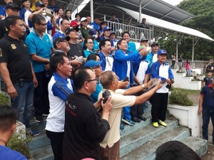 pembukaan kegiatan dan launching HUT ke-395 Kota Manado di Lapangan Sparta Tikala Manado