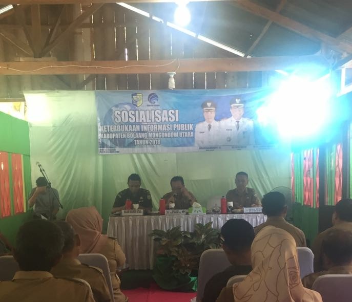 Diskominfo Bolmut Gelar Sosialisasi Keterbukaan Informasi Publik