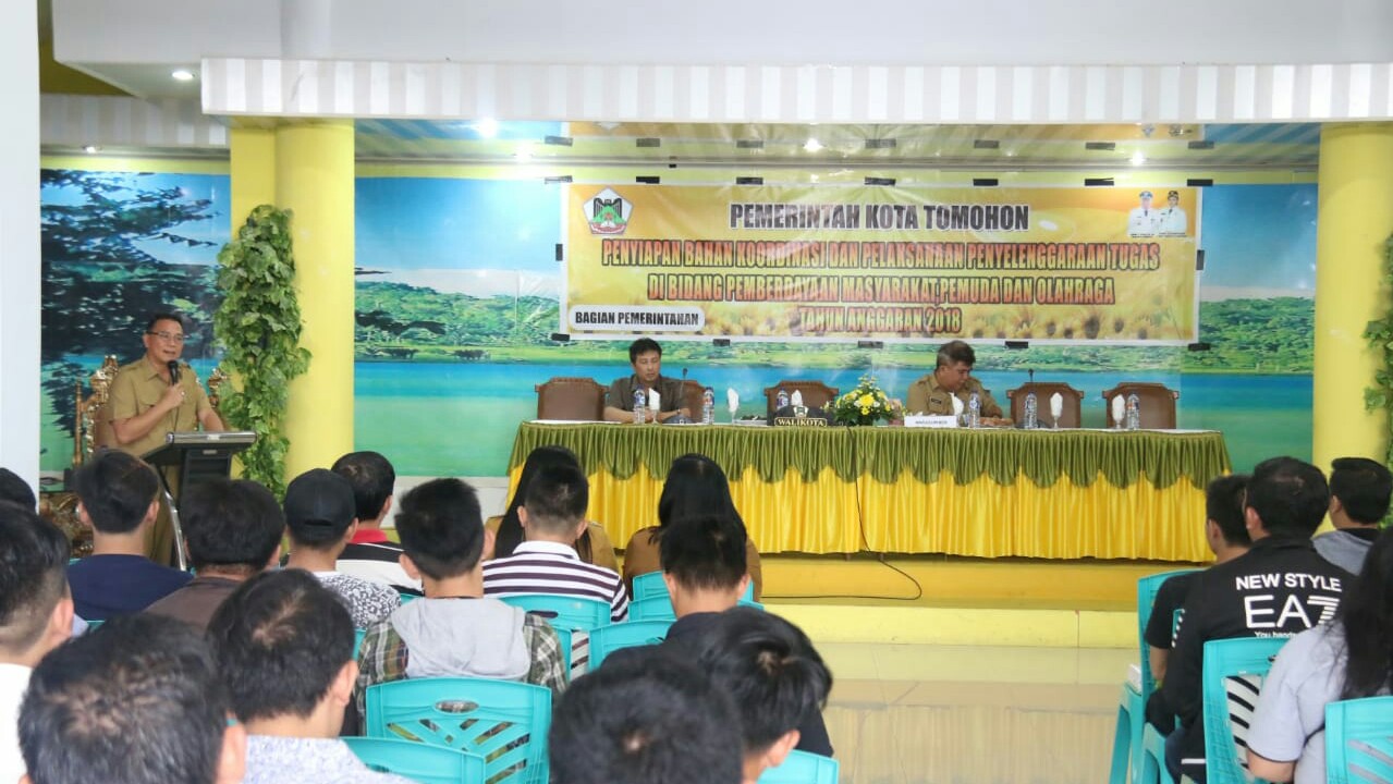 Walikota JFE Buka Koordinasi Tugas Pemberdayaan Pemuda dan Olahraga Walikota JFE Buka Koordinasi Tugas Pemberdayaan Pemuda dan Olahraga