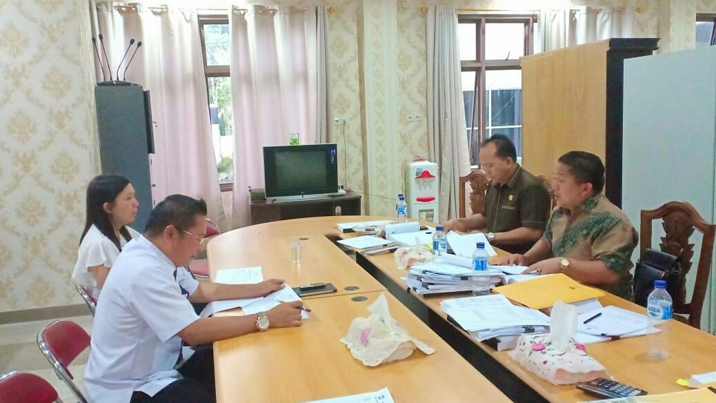 Komisi I DPRD Tomohon Tuntaskan Pembahasan APBD 2019