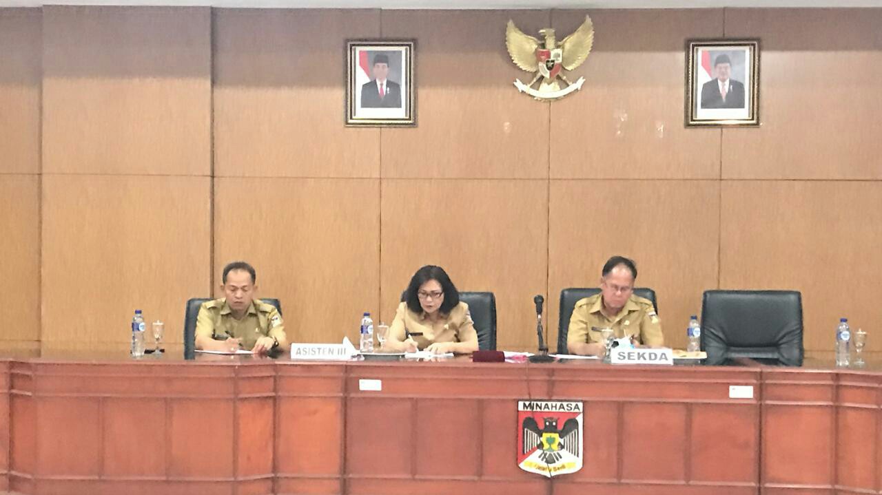 Korengkeng Pimpin Rakor Persiapan Ultah Minahasa