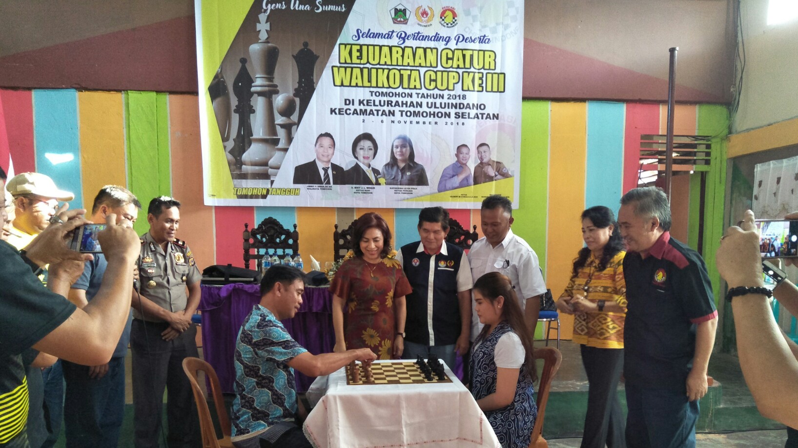 Pandeirot Wakili JFE Buka Kejuaraan Catur Piala Walikota Tomohon 2018 Pandeirot Wakili JFE Buka Kejuaraan Catur Piala Walikota Tomohon 2018