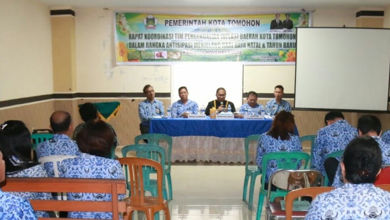 Jelang Natal, Pemkot Tomohon Gelar Rapat TIPD Jelang Natal, Pemkot Tomohon Gelar Rapat TIPD