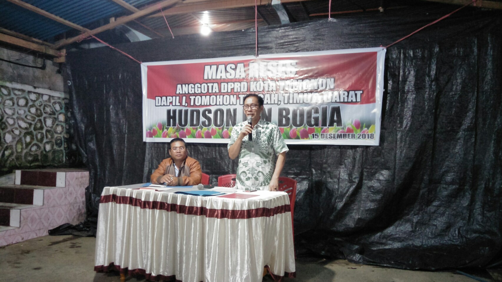 Hudson Bogia Serap Aspirasi Masyarakat