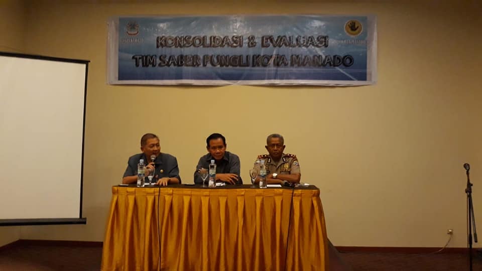 Konsolidasi dan Evaluasi Tim Saber Pungli Kota Manado Konsolidasi dan Evaluasi Tim Saber Pungli Kota Manado