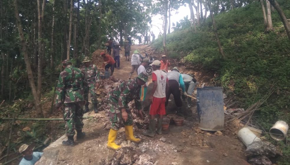 TMMD Digelar, Semangat Gotong-Royong Warga bangkit