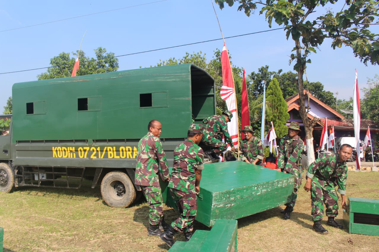 Persiapan Upacara Pembukaan TMMD Reguler Terus Dimantapkan