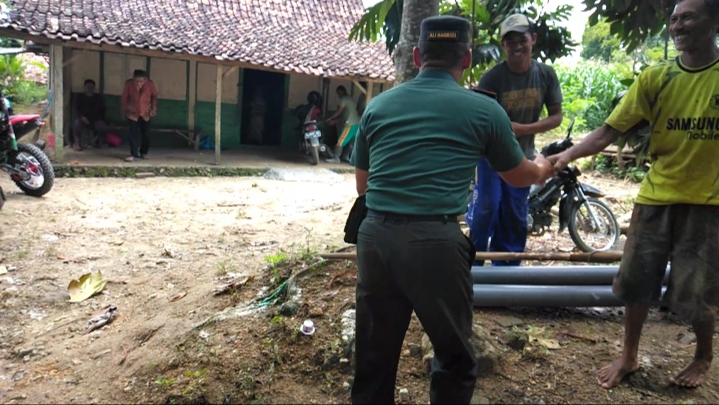 Dandim Blora Turun ke Lapangan Lakukan Sidak di TMMD Reg 104