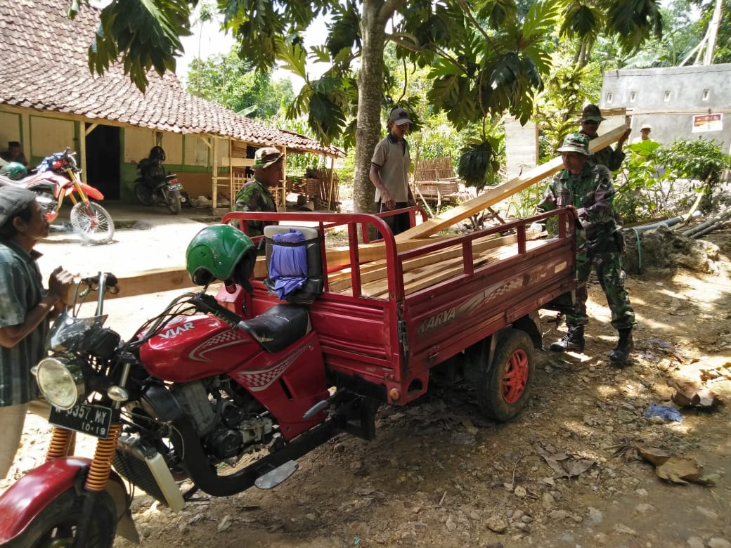 Jeritan Motor Roda Tiga di Lokasi TMMD Jurangjero