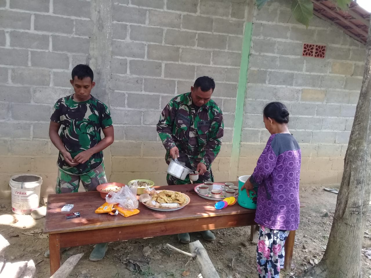 Warga Senang Rumahnya Ditempati Satgas TMMD