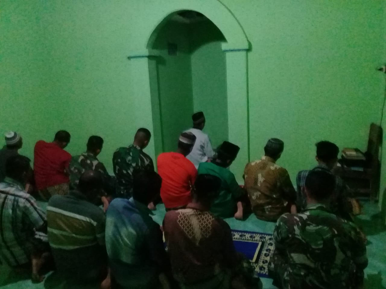 Satgas TMMD Tingkatkan Iman Dan Taqwa Bareng Warga