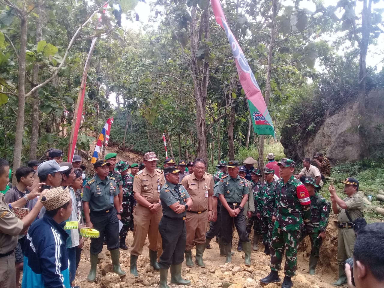 Tim Wasev Mabesad Berkunjung Di Lokasi Tmmd Reguler Ke 104 Ta. 2019 Kodim 0721/Blora