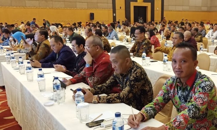 Sekda Bolmut Hadiri Rakornas Penguatan Pengawasan Netralitas ASN  Pemilu 2019 di Denpasar Bali