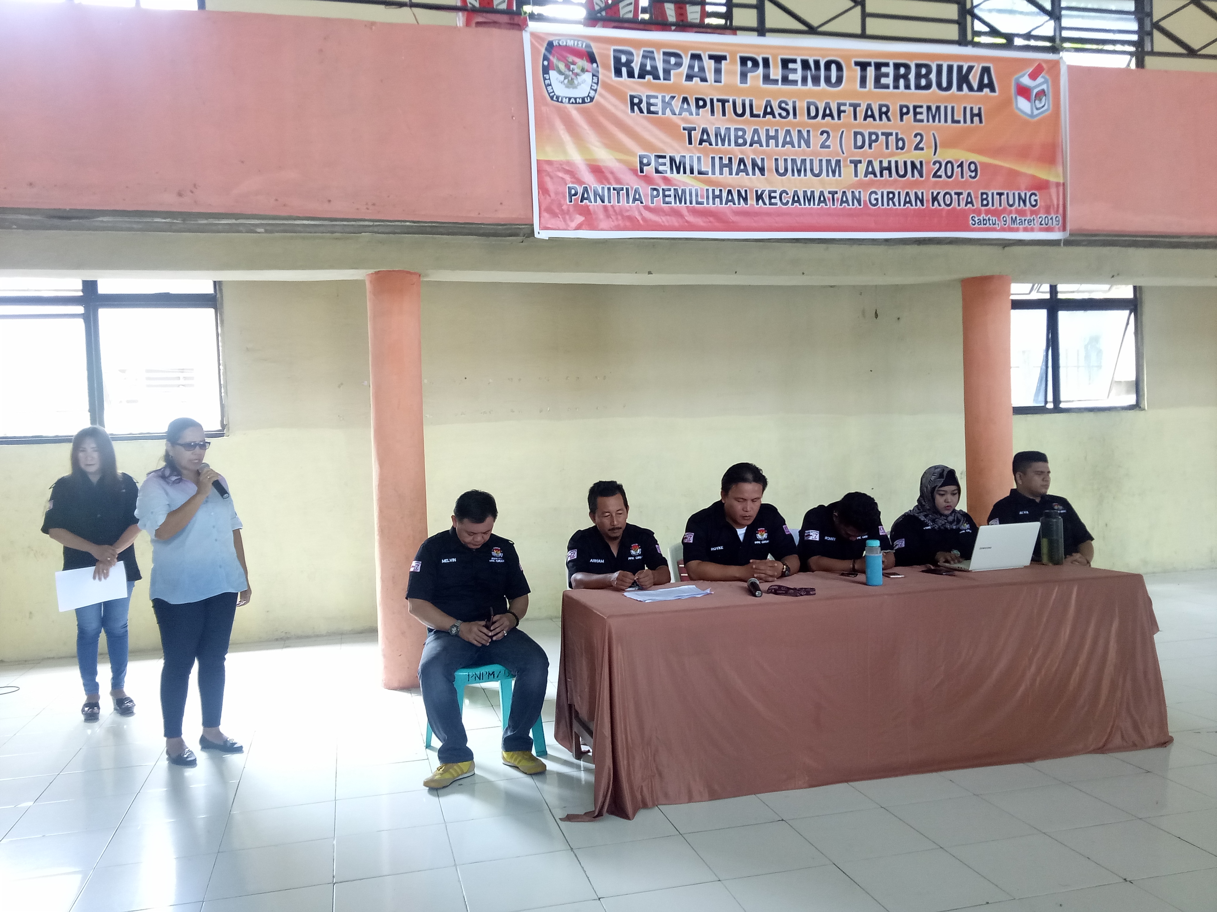 Rompas Buka Rapat Pleno DPTb 2 PPK Kecamatan Girian