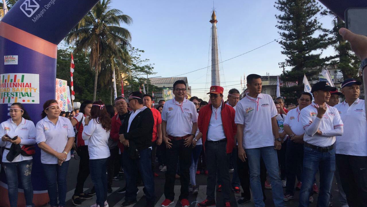 Millenial Road Safety Festival Hentak Minahasa