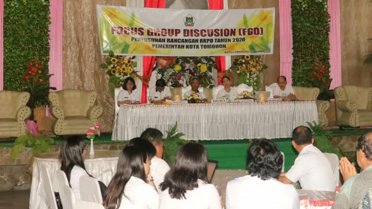 Tomohon Gulirkan FGD Pra e-Musrenbang RKPD 2020