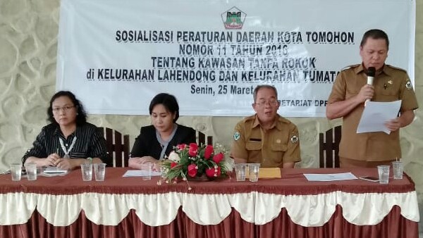 Demi Kesehatan Lingkungan, Supit Ajak Warga Dukung Perda KTR