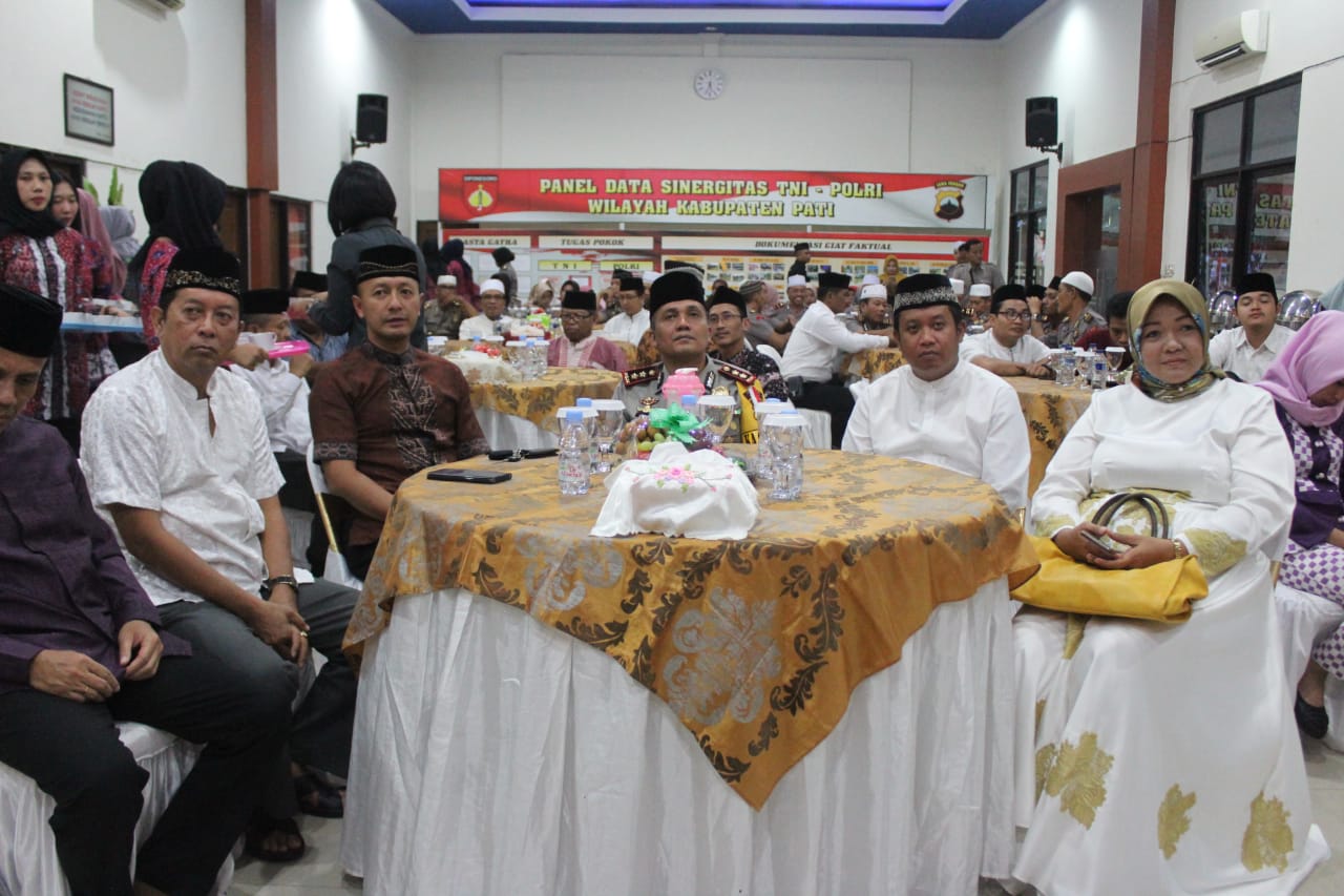 Pererat Tali Silaturahim, Dandim Pati Hadiri Safari Ramadhan Di Polres Pati