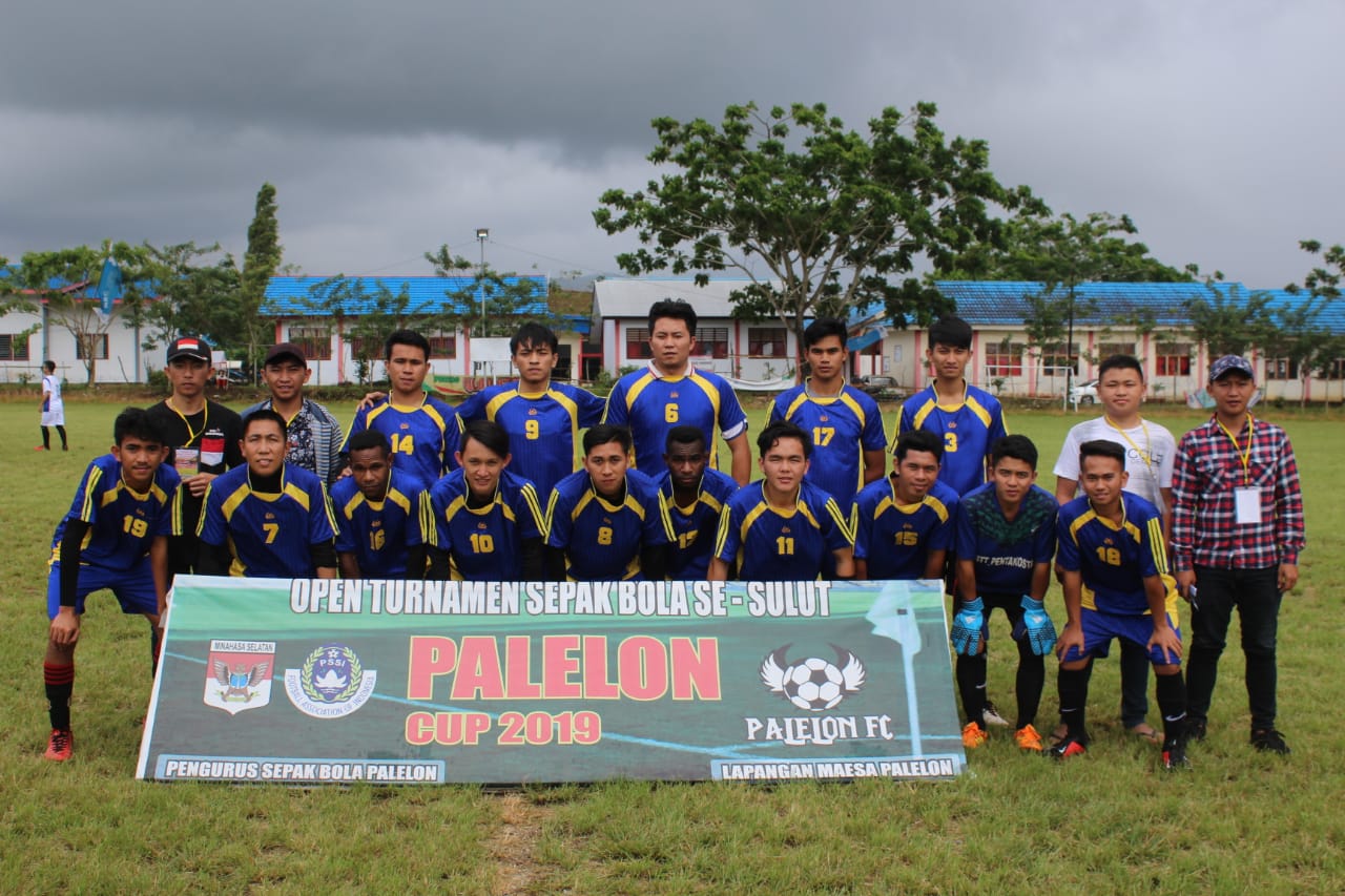 Usai Pesta Demokrasi, Pemuda Minsel Gelar Open Turnamen Sepak Bola Palelon Cup 2019