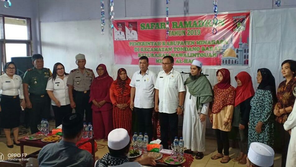 Pemkab Minahasa Buka Puasa Bersama di Masjid Al-Haq Wawalintouan