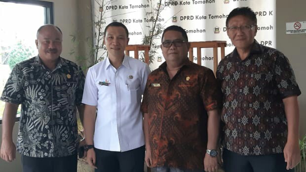Lantang Sambut Kunker DPRD Sangihe