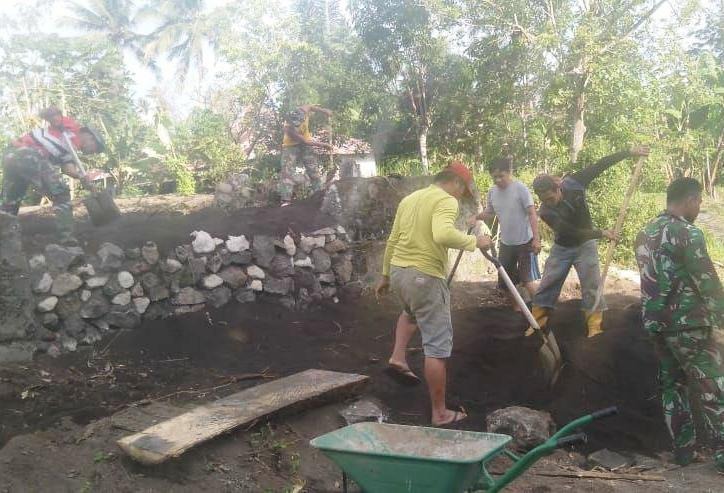 Tanggul Penahan Tanah Dibuat Sekokoh Mungkin