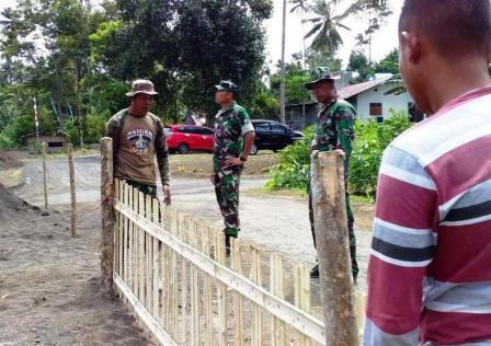 Dandim Meminta Agar Pekerjaan Sasaran Fisik Benar-Benar Diselesaikan