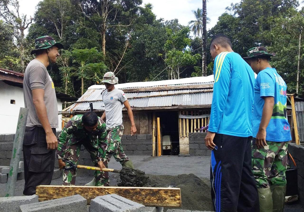 Bersama Pemkot Bitung, TMMD 105 Bergerak Tuntaskan Kemiskinan Bersama Pemkot Bitung, TMMD 105 Bergerak Tuntaskan Kemiskinan