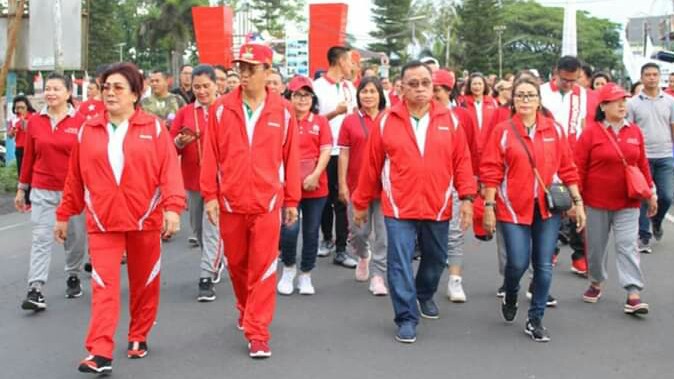 ROR – RD Pimpin Jalan Sehat Sambut Ultah Proklamasi RI ke-74 2019