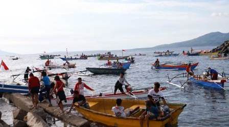 Walikota Hadiri Lomba Katinting dan Tarik Tambang Perahu