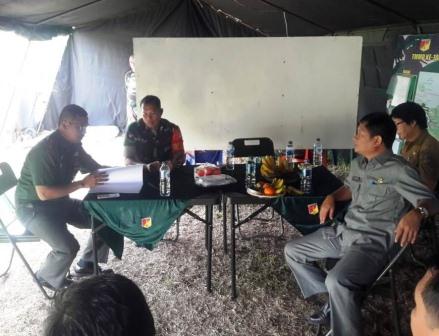 Lakukan Pengawasan Dan Evaluasi, Tim Wasev Mabes TNI Datangi Lokasi TMMD Ke-105 TA. 2019 Kodim 1310/Bitung