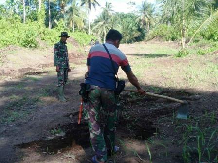 Lurah Duasudara Apresiasi Kinerja Satgas TMMD 105 Kodim 1310/Bitung