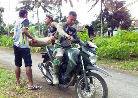 Pengabdian Prajurit TNI Melalui TMMD