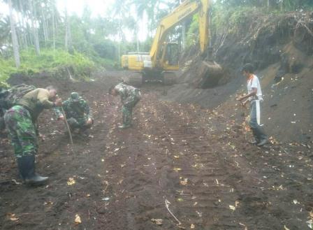 Satgas Lakukan Pembersihan Dan Penyempurnaan Jalan Tembus