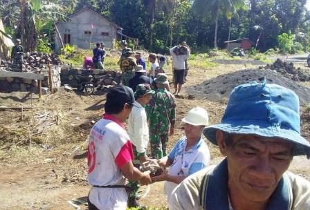 Disetiap Kegiatan TMMD, Satgas Selalu Melibatkan Warga