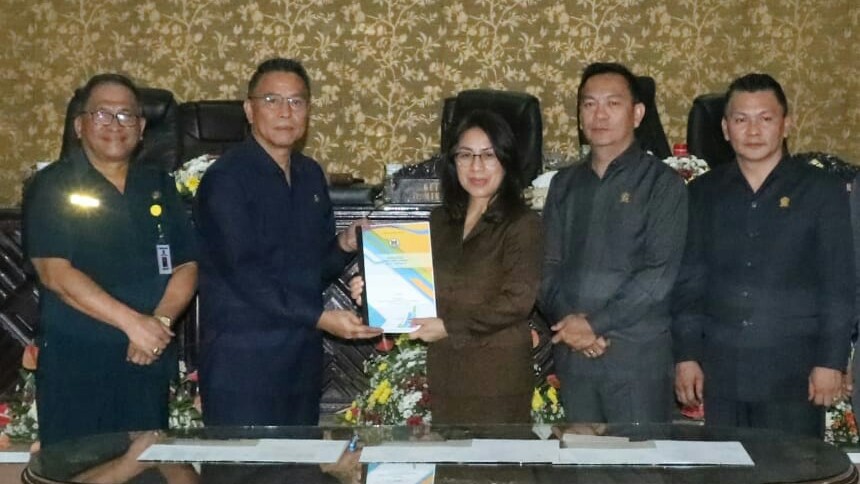 Paripurna DPRD Tomohon Rancangan APBD 2020